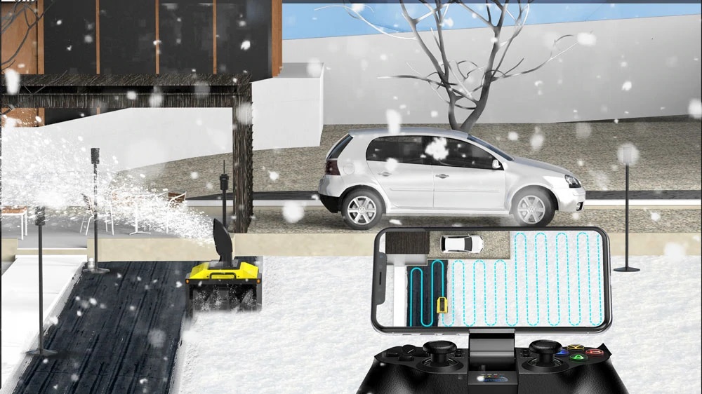 Замінить людину з лопатою: представлений автономний снігоприбирач Snowbol