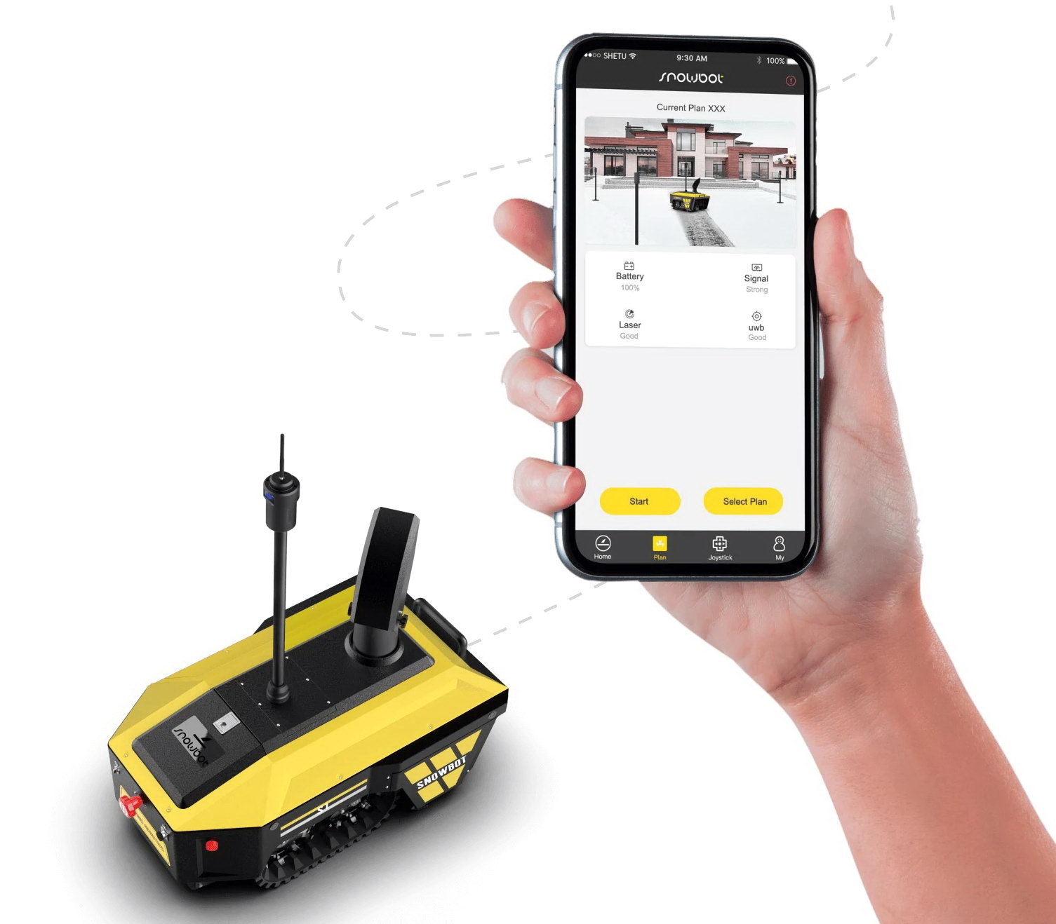 Замінить людину з лопатою: представлений автономний снігоприбирач Snowbol