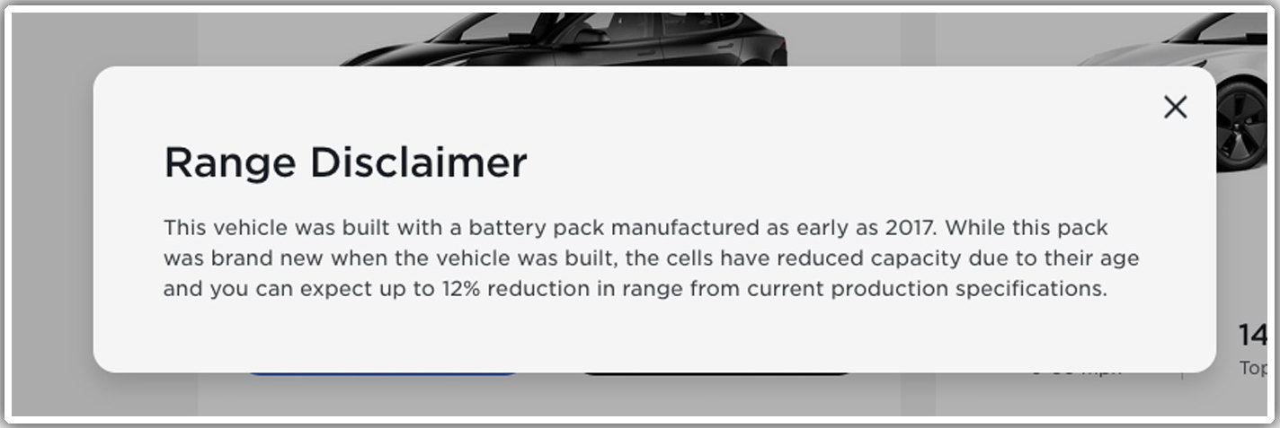 На 12% меньше емкость: Tesla начала продавать электромобили со старыми аккумуляторами