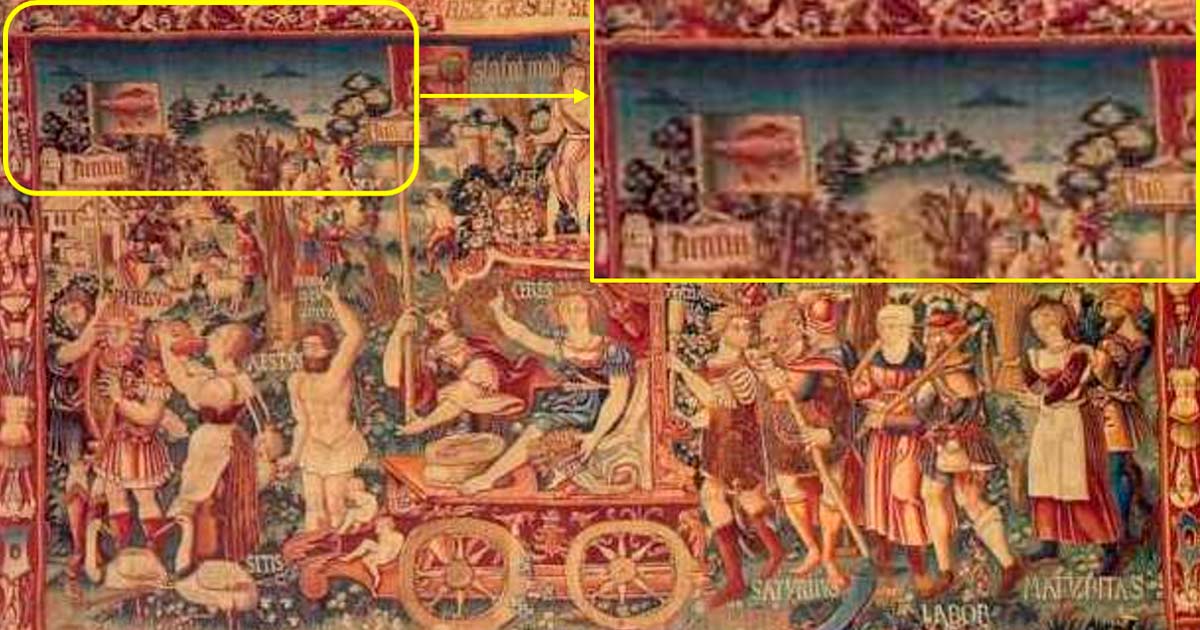 Доказательство существования инопланетян или случайное сходство? На артефакте XVI столетия заметили НЛО