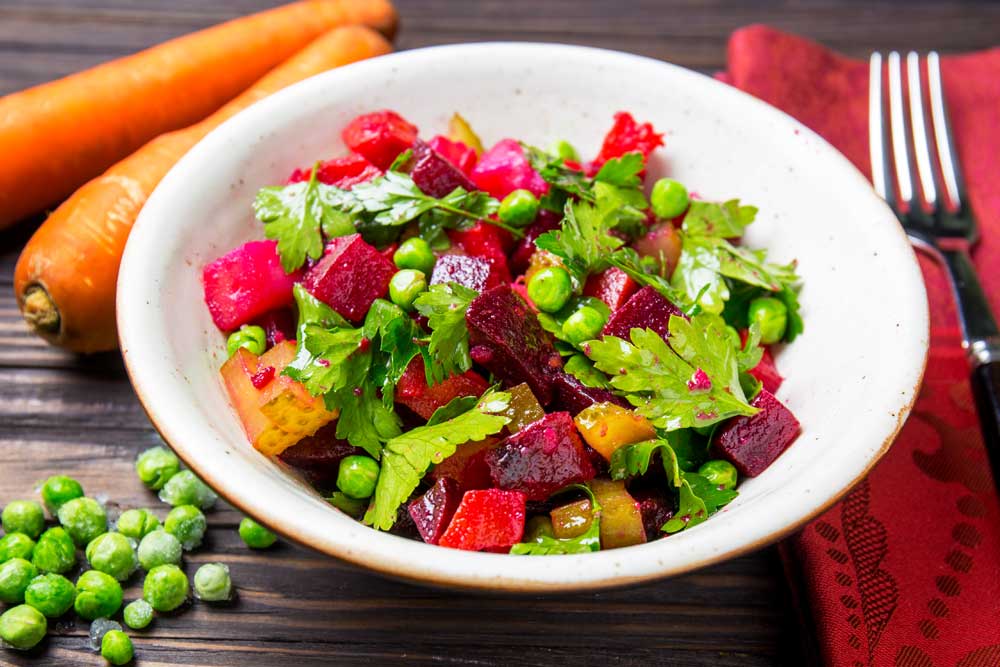 Самый вкусный винегрет по рецепту Клопотенко. Овощи варить не нужно