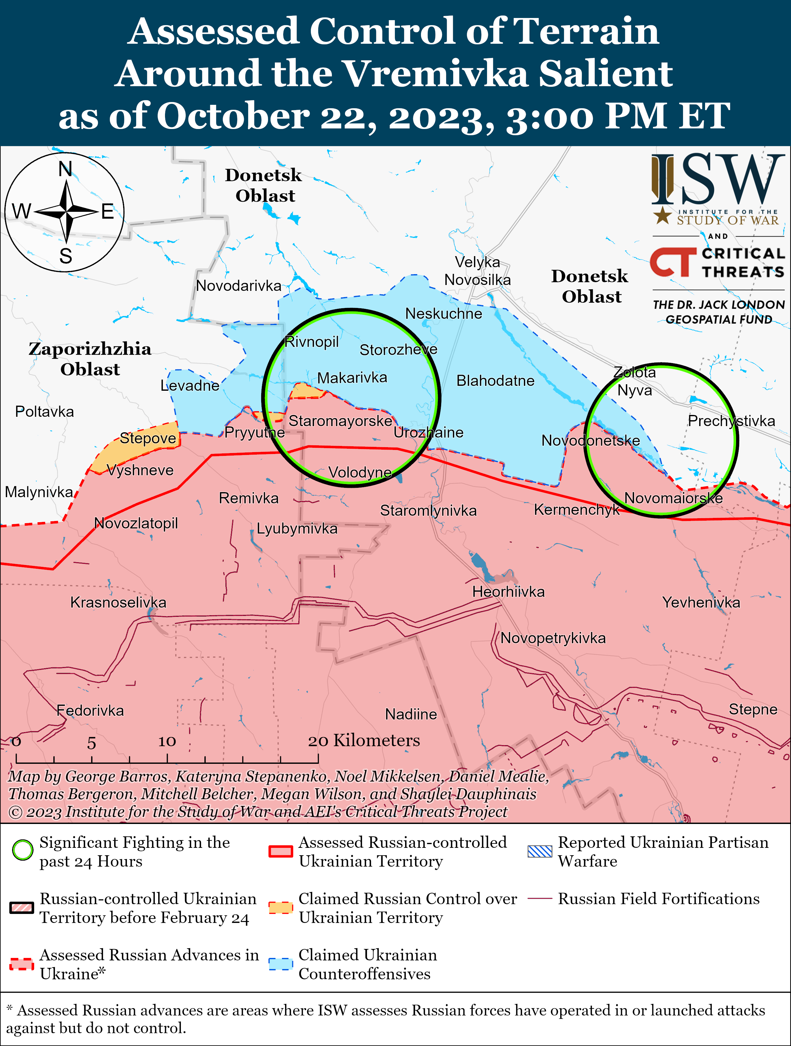 ЗСУ розширили свою присутність на лівому березі Херсонської області: карти боїв ISW
