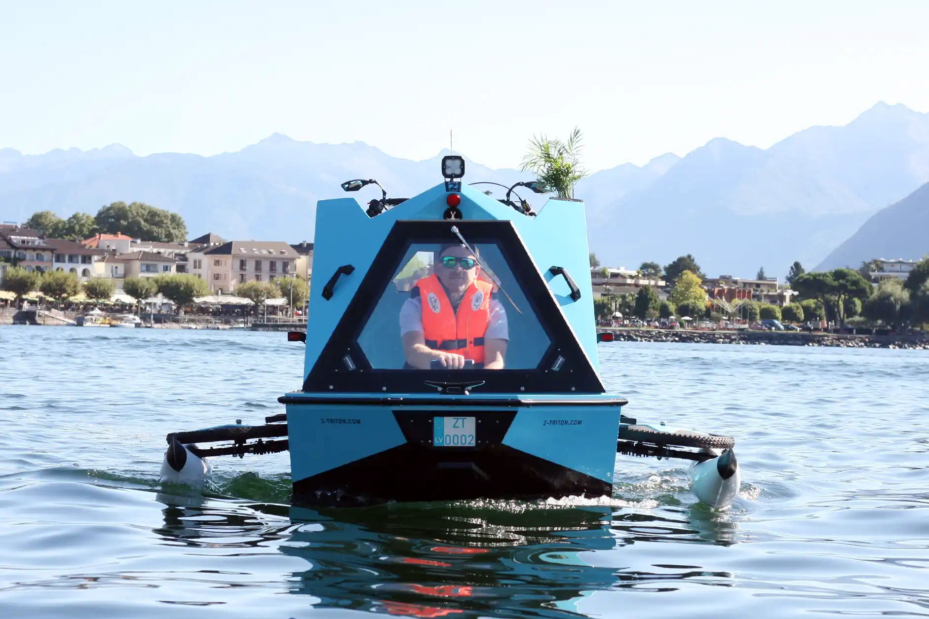 Кемпер і човен: представлено електричний велосипед-амфібію для активного відпочинку