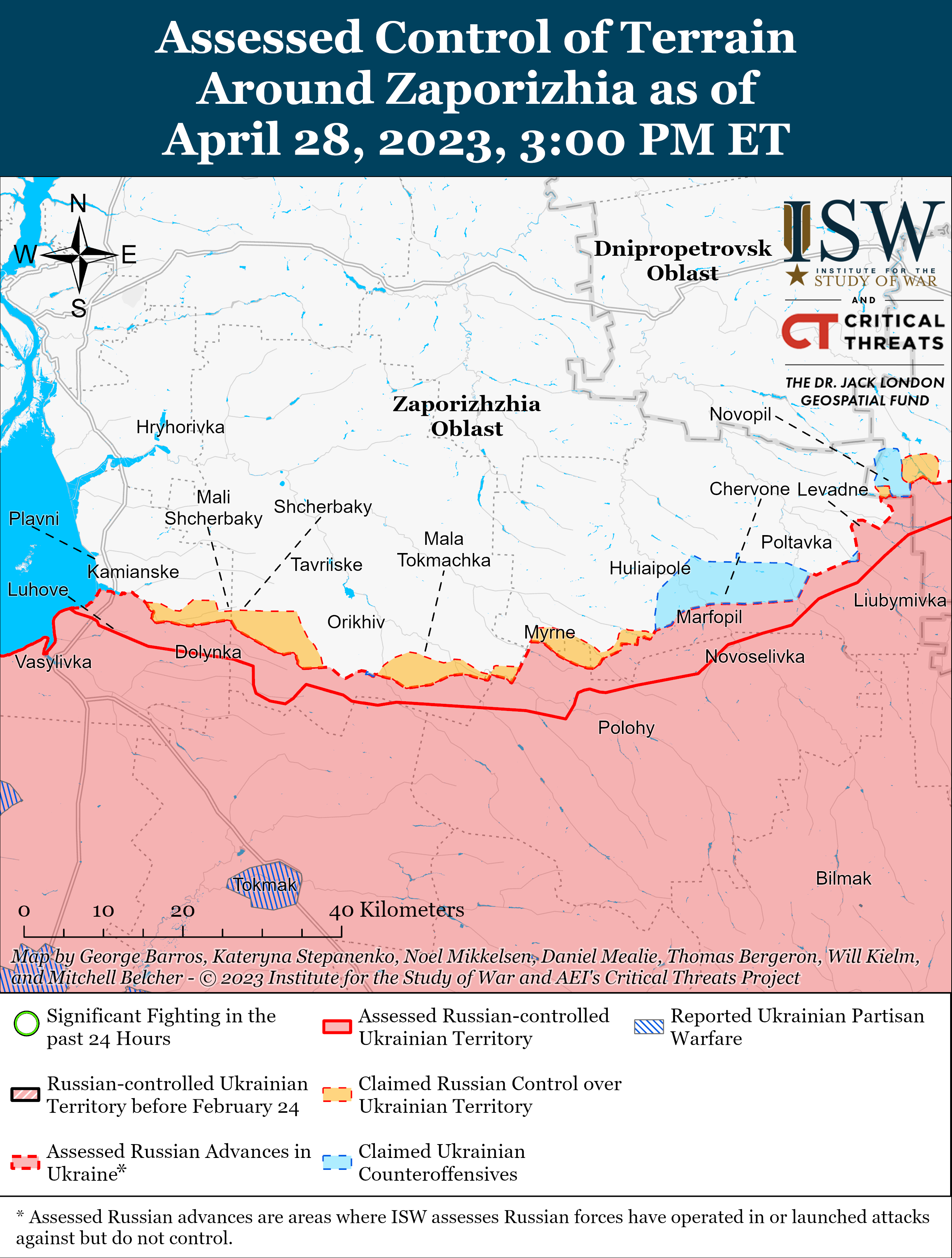 ЗСУ просунулися на заході Донецької області: карти боїв від ISW