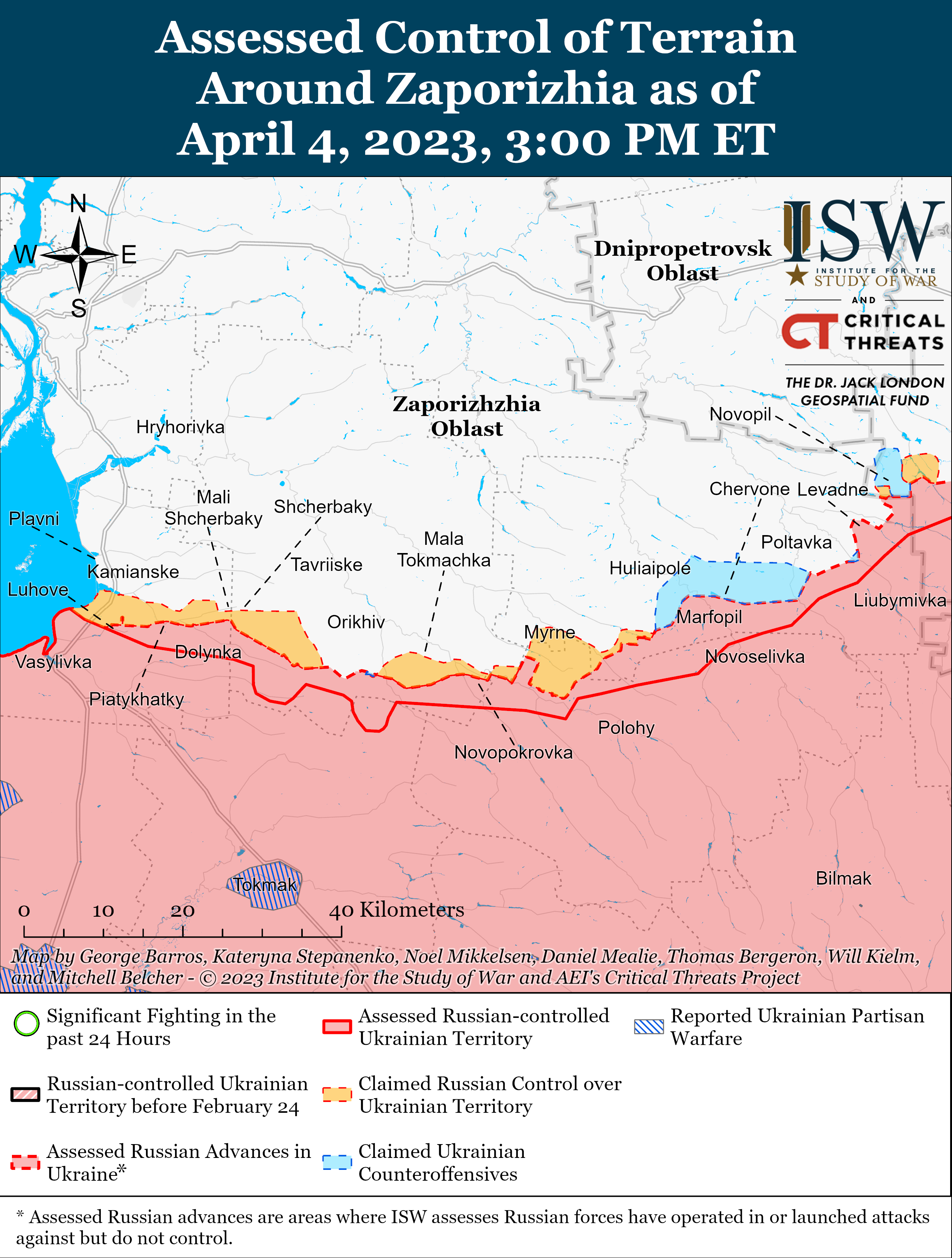 ЗСУ здійснили контрудар біля Авдіївки: карти боїв від ISW