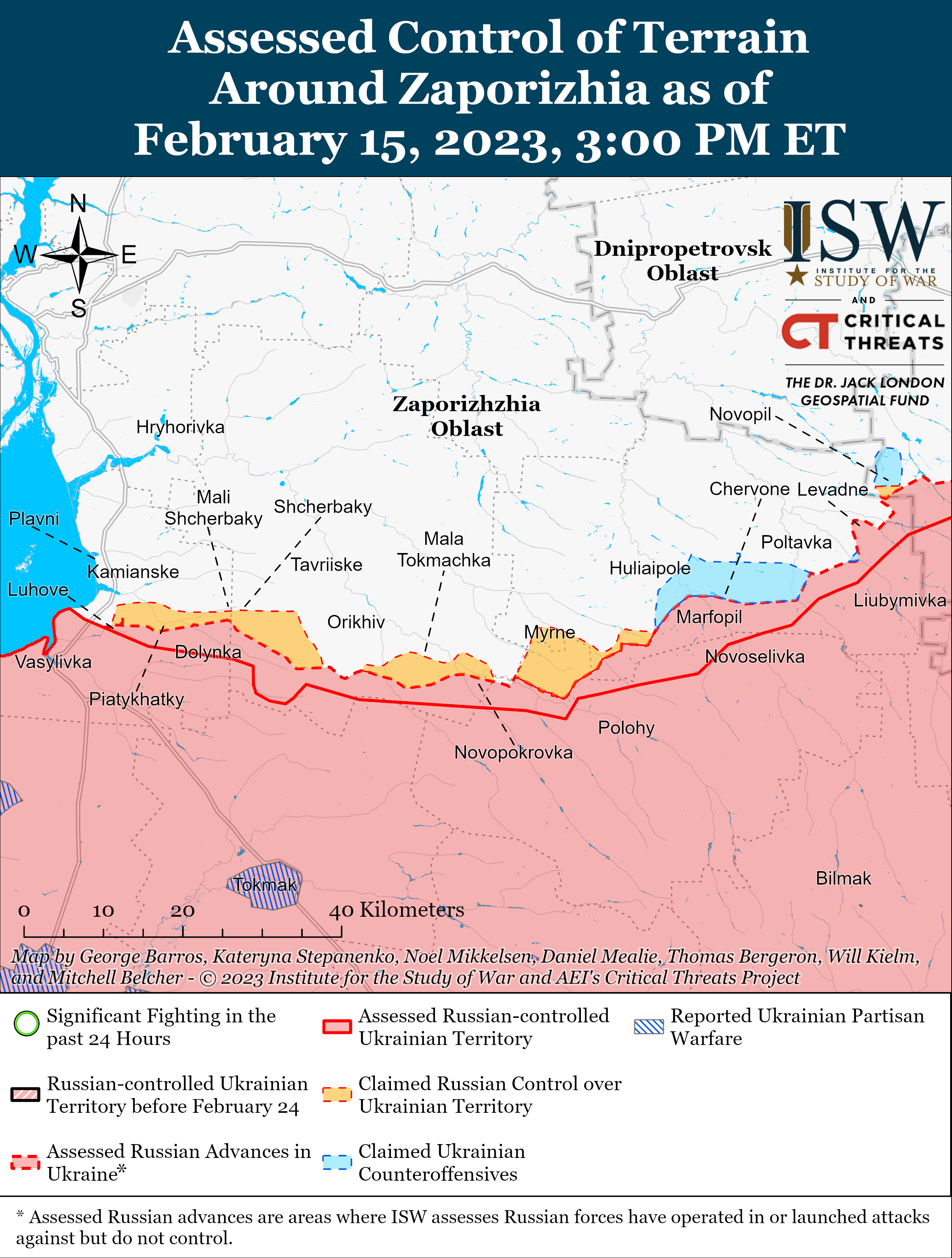 ЗСУ відкинули росіян від Вугледара: карти боїв від ISW