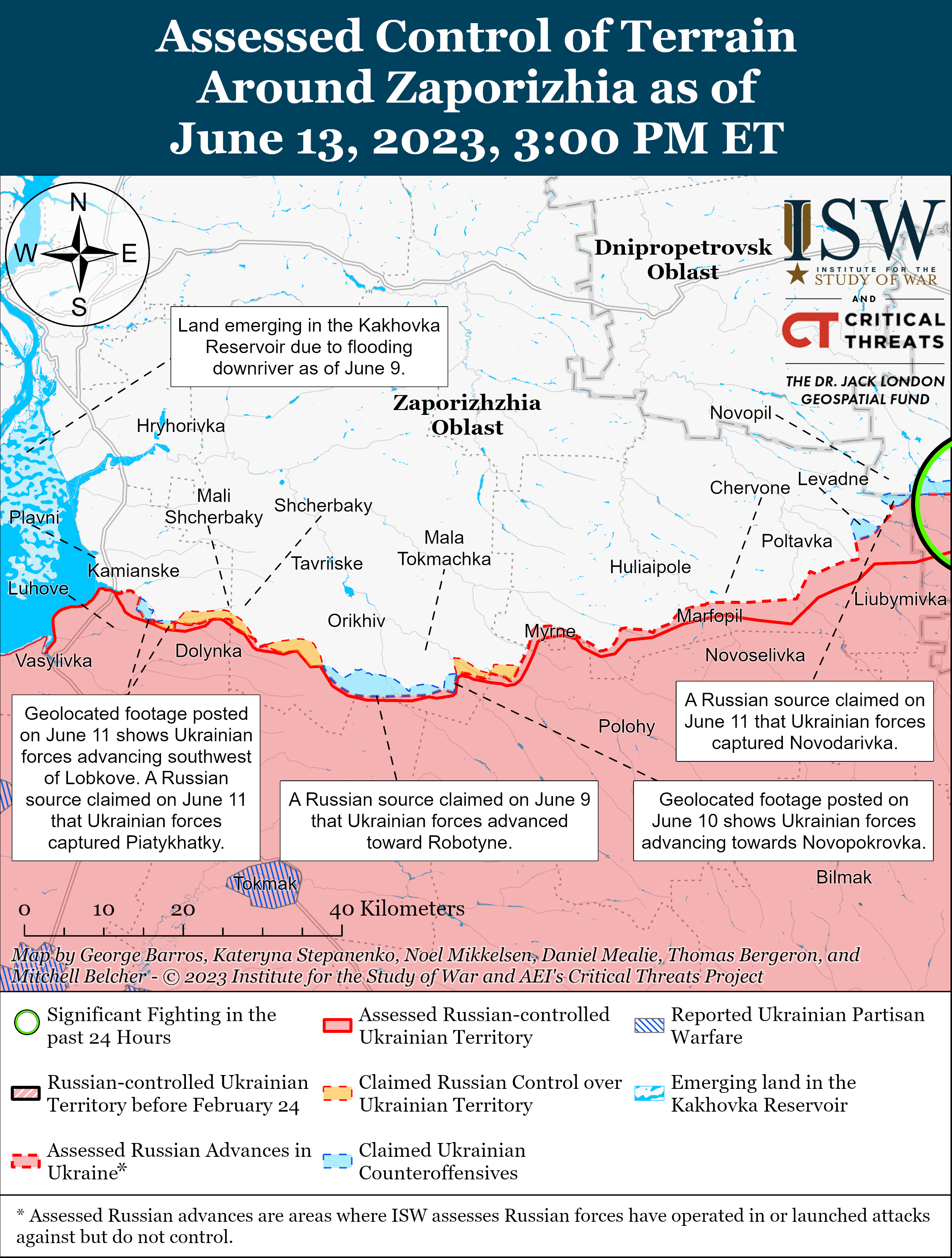 ЗСУ успішно контрнаступають і звільняють території: карти боїв ISW