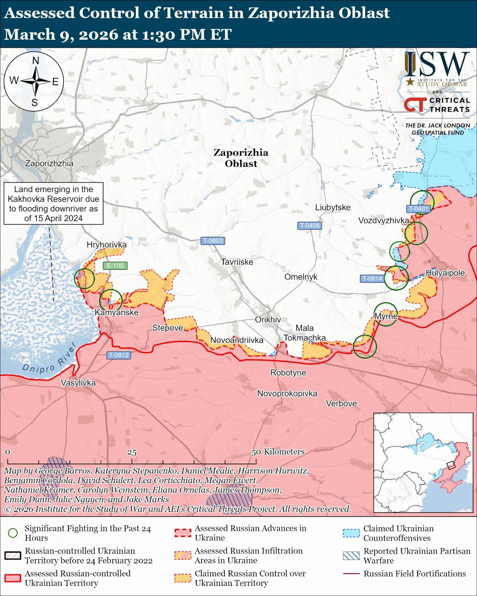 Контратаки ЗСУ на півдні можуть зірвати наступ РФ навесні та влітку, - ISW
