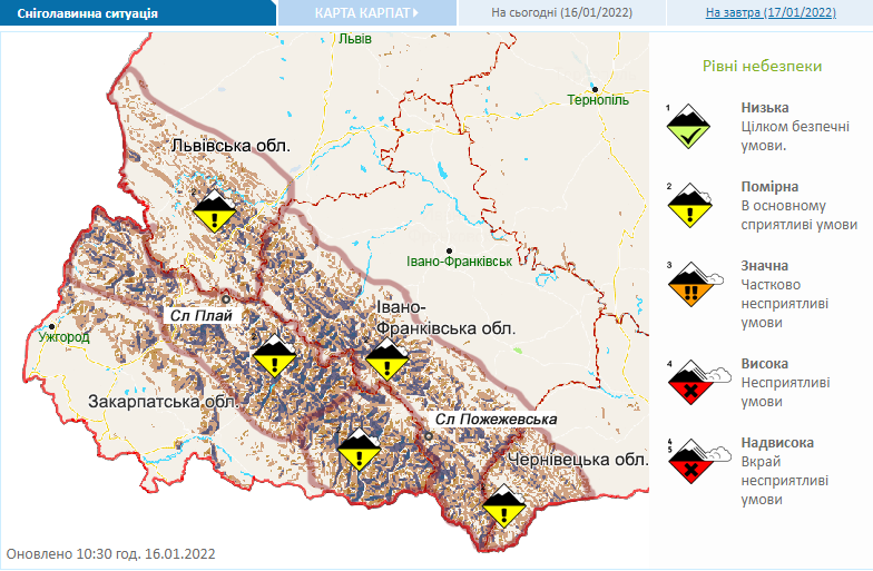 В Карпатах - угроза схода лавин: синоптики предупреждают об опасности 