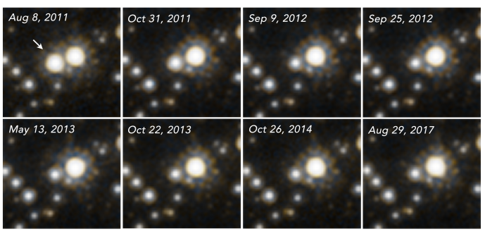 В Млечном Пути обнаружили первую блуждающую черную дыру
