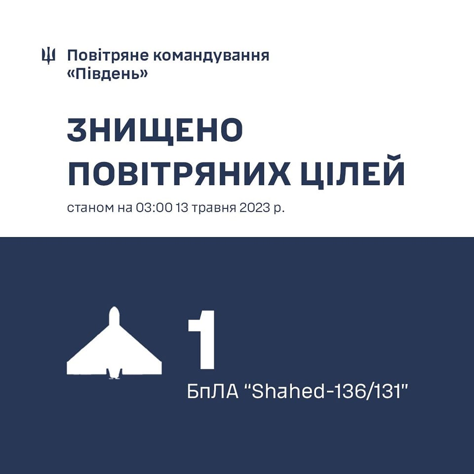 Сили ППО збили &quot;Шахед&quot; над Миколаївською областю