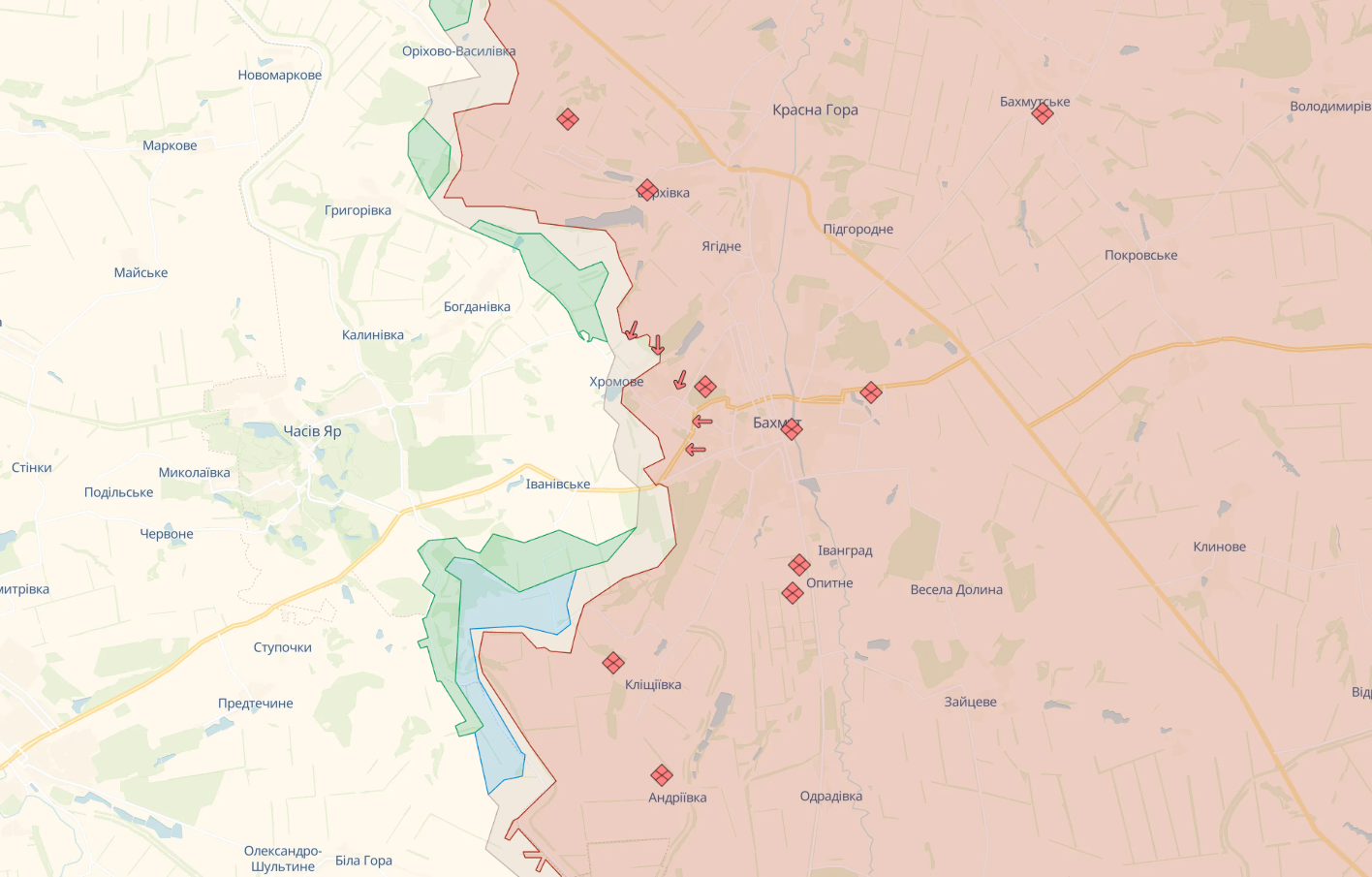Разведчики показали уничтожение врага дронами на Бахмутском направлении