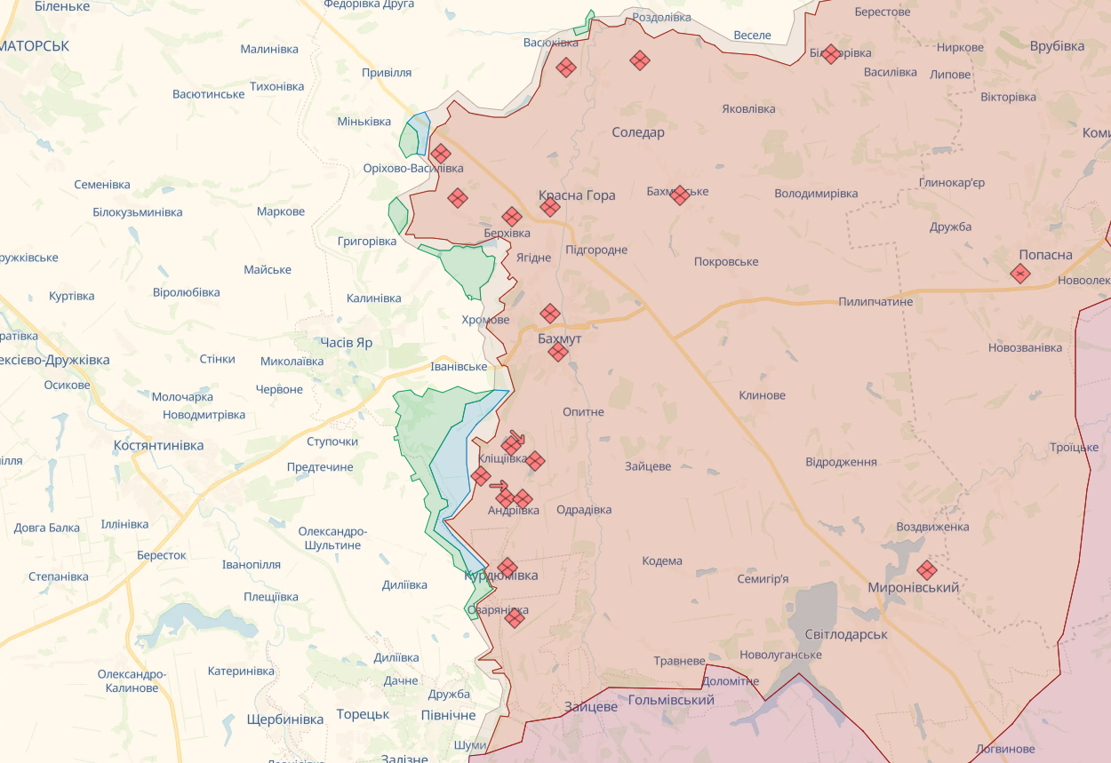 ЗСУ просуваються вперед на Бахмутському напрямку, мають успіхи, - Сирський