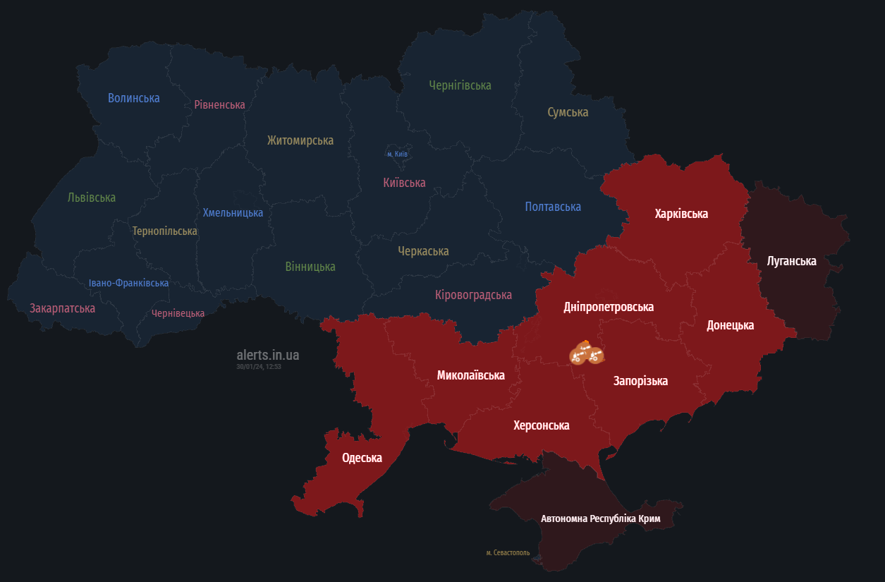 В Украине объявили масштабную тревогу, предупреждают о взлете МиГ-31К