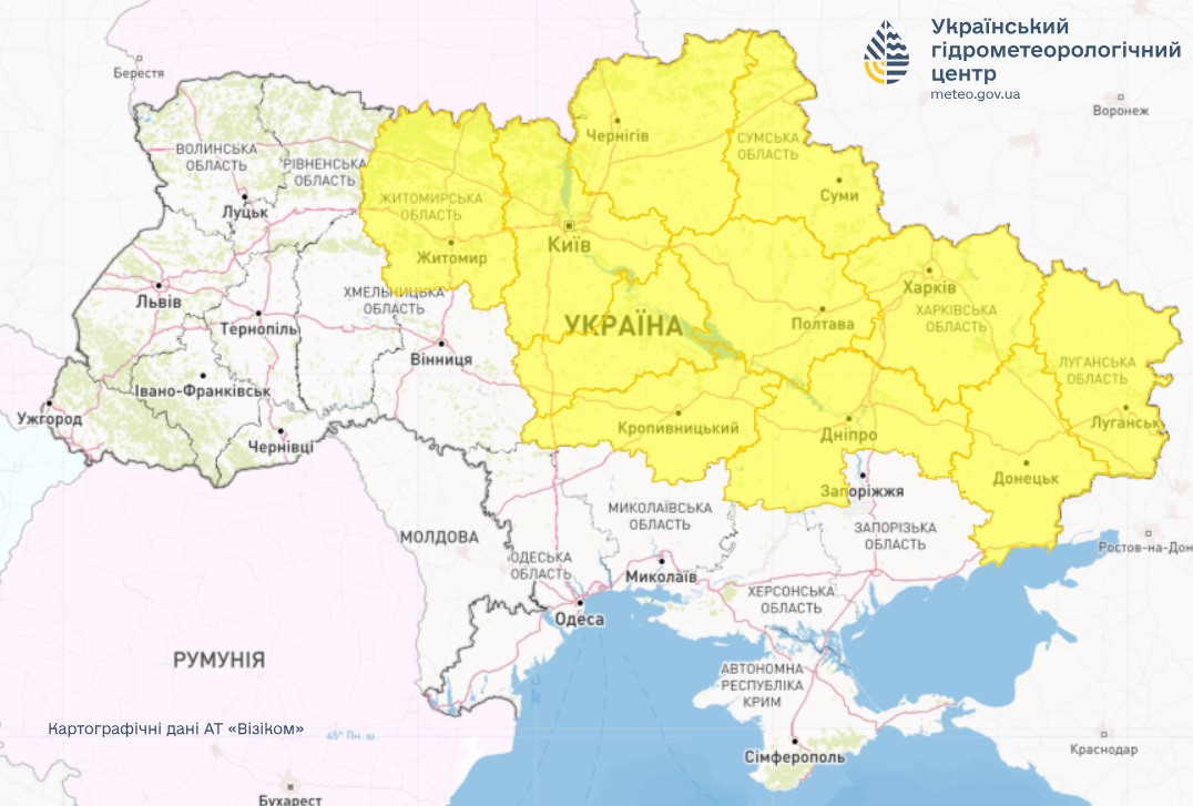 Невеликий дощ на заході й півночі. Попереджають про туман: погода на завтра