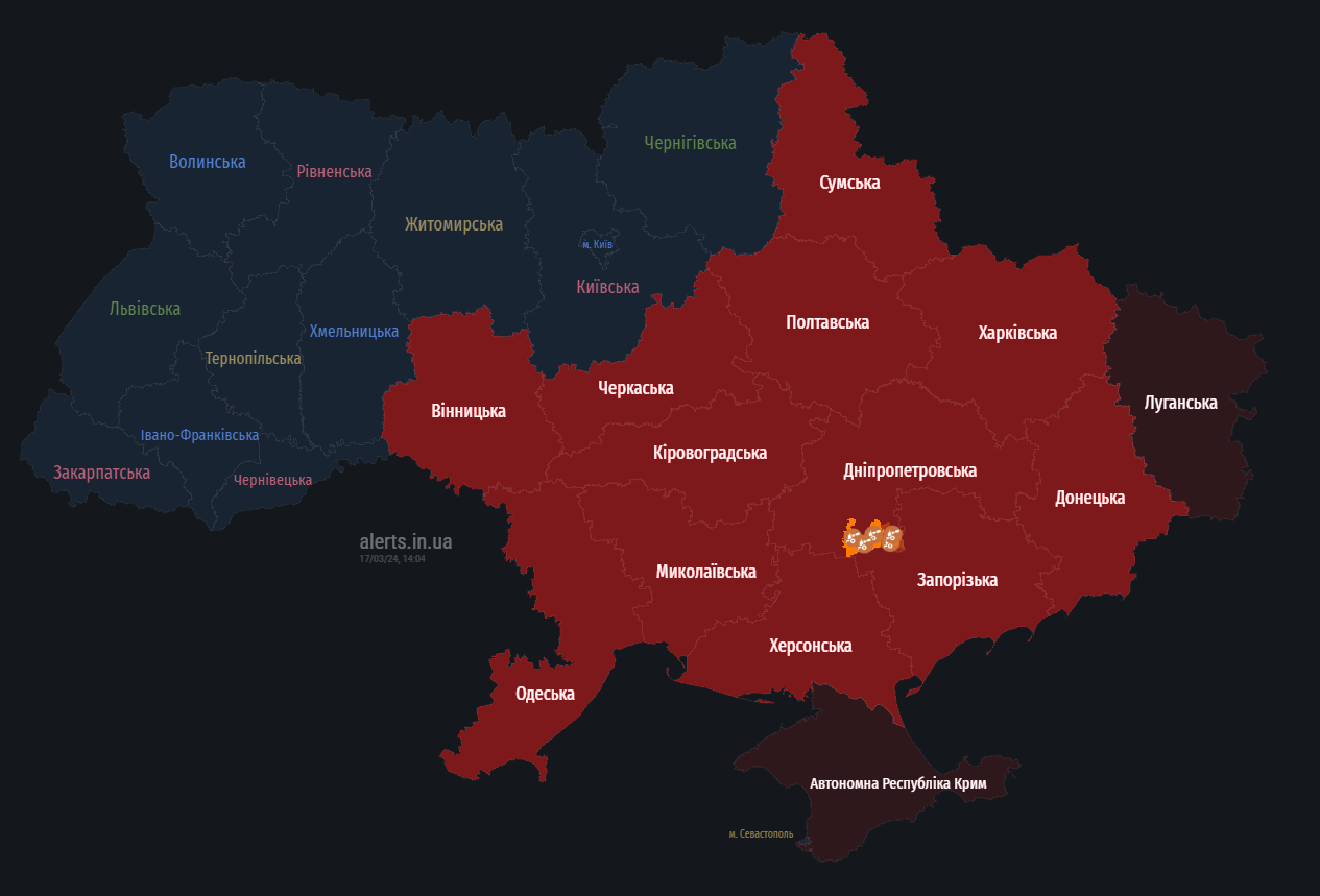 В Николаеве раздались взрывы, есть "прилеты"