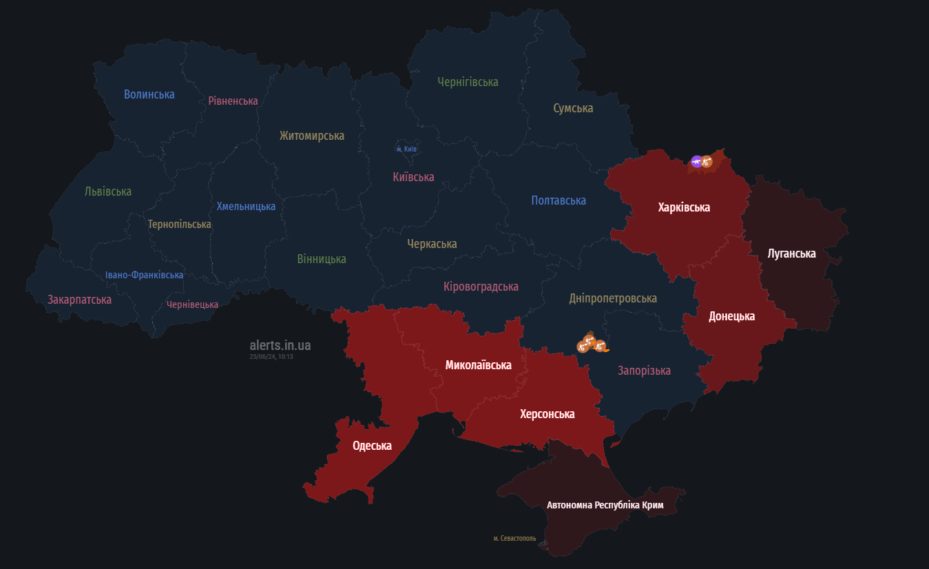 У Харкові пролунала серія вибухів, є прильоти