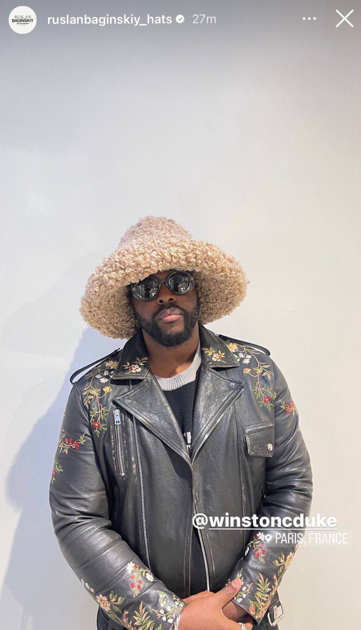 Зірка &quot;Чорної пантери&quot; засвітився у капелюсі від українського бренду (фото)