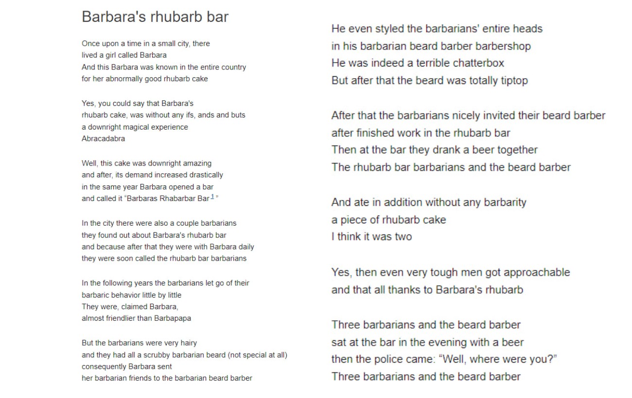 Ця німецька скоромовка рве тренди TikTok: що відомо про пісню &quot;Barbaras Rhabarberbar&quot;