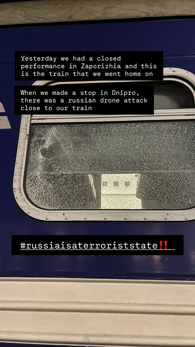 Группа Ziferblat попала под вражеский обстрел в Днепре: &quot;Россия - страна-террорист&quot; (фото)