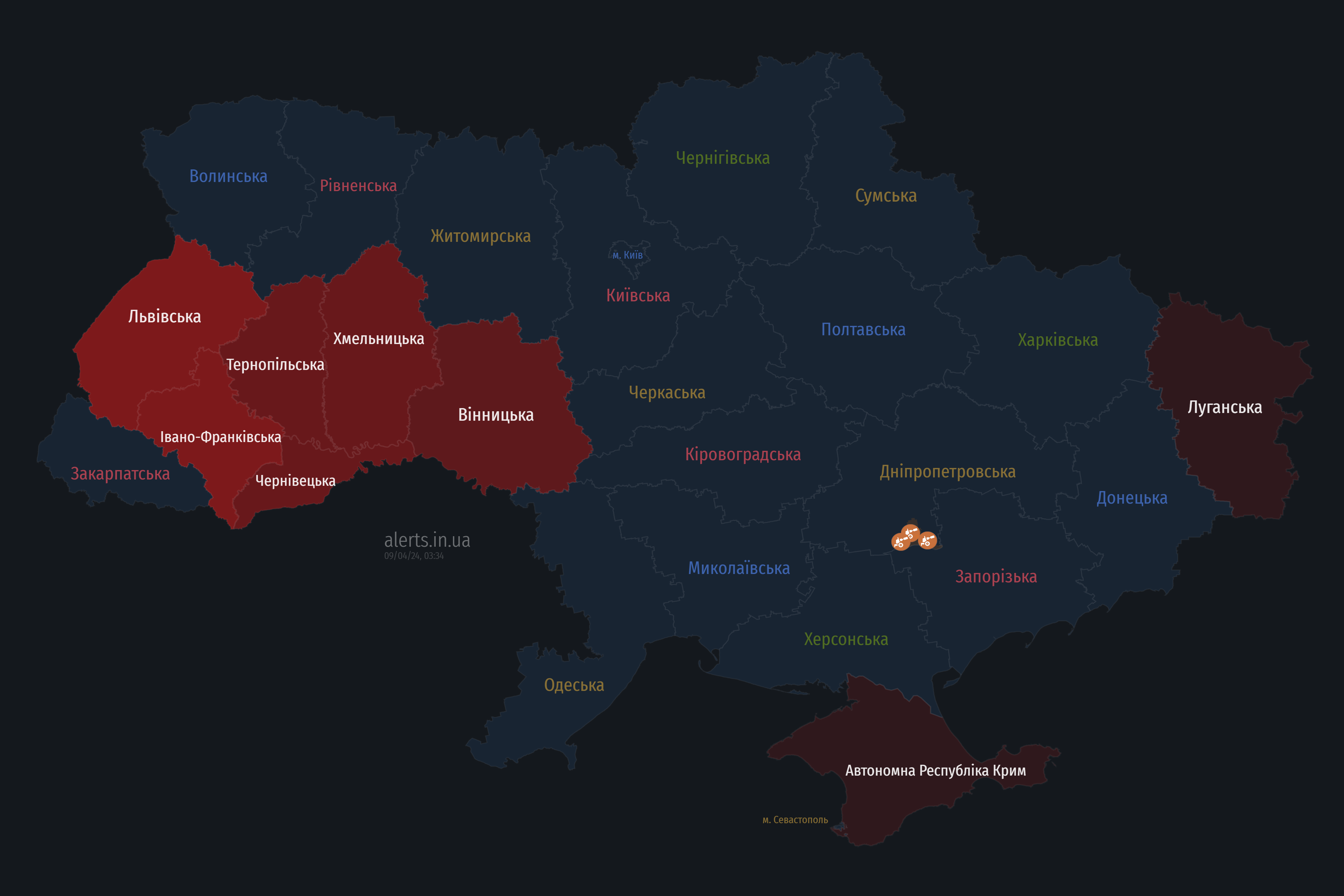 Прозвучали взрывы в Хмельницкой области