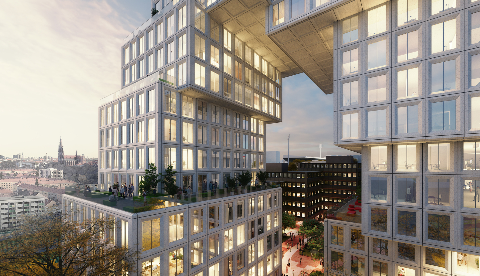 Башни &quot;падающие в объятия друг к другу&quot;: эпатажные голландцы рассекретили новый проект