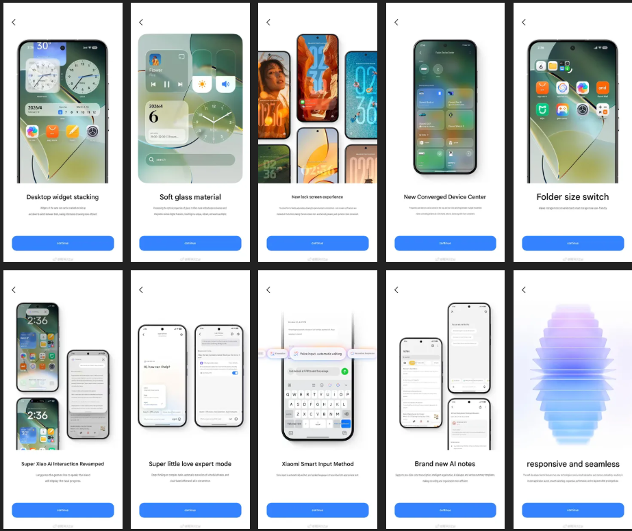 Xiaomi готує Mix Fold 5 і нову HyperOS: витік розкрив головні зміни