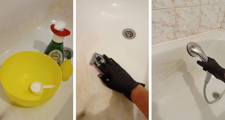 Ці копійчані засоби допоможуть легко відмити ванну від іржі та розводів