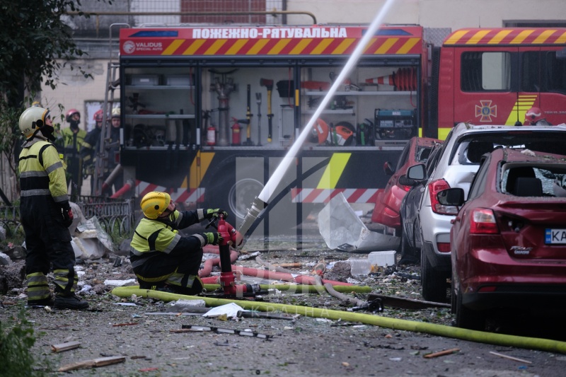 What damaged high-rise in Kyiv looks like after Russian strike: Footage