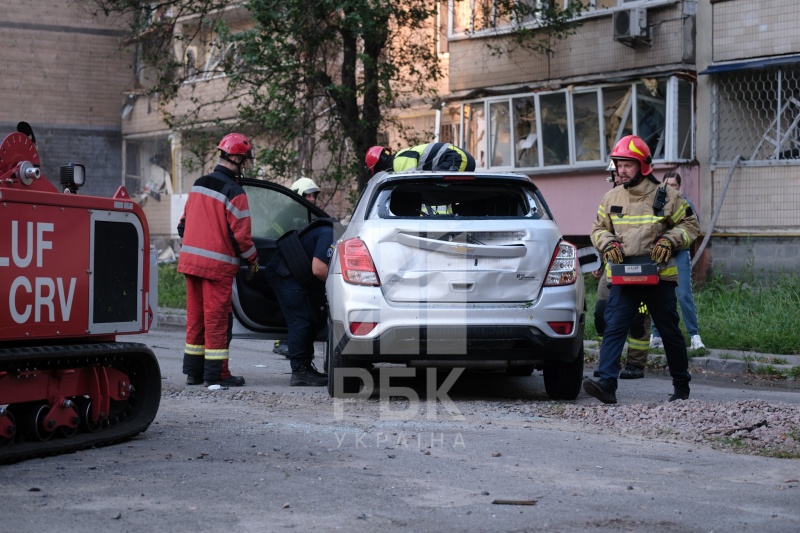 What damaged high-rise in Kyiv looks like after Russian strike: Footage