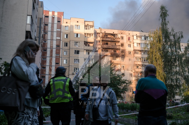 What damaged high-rise in Kyiv looks like after Russian strike: Footage