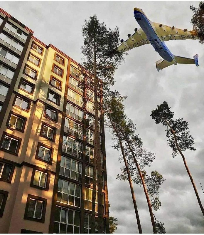 Обов'язково повторимо: сильне фото &quot;Мрії&quot; над Ірпенем за кілька днів до війни