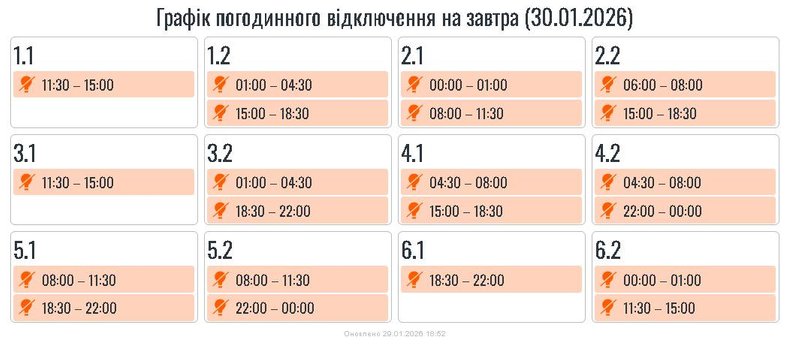 До 18 часов без света: как работают графики и чем они отличаются в Киеве