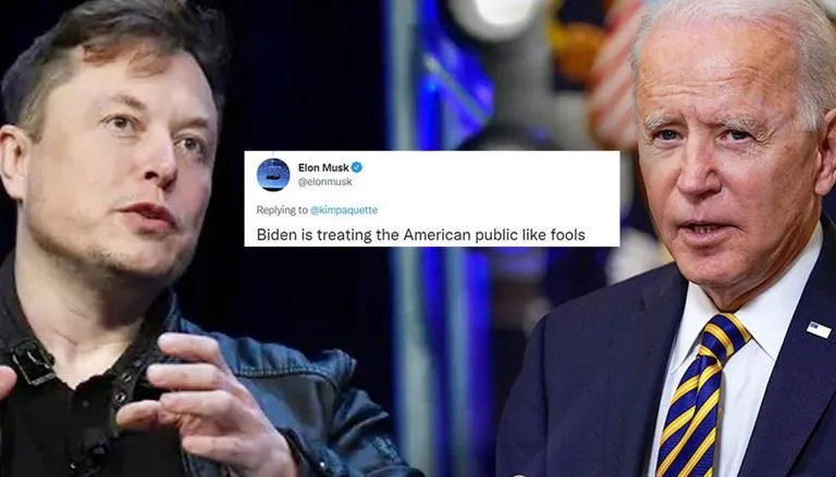 Ілон Маск назвав Джо Байдена "маріонеткою" і втратив 21 млрд доларів