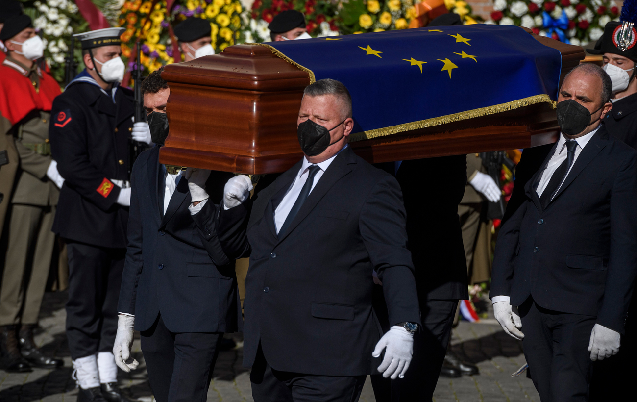 У Римі поховали главу Європарламенту Давида Сассолі