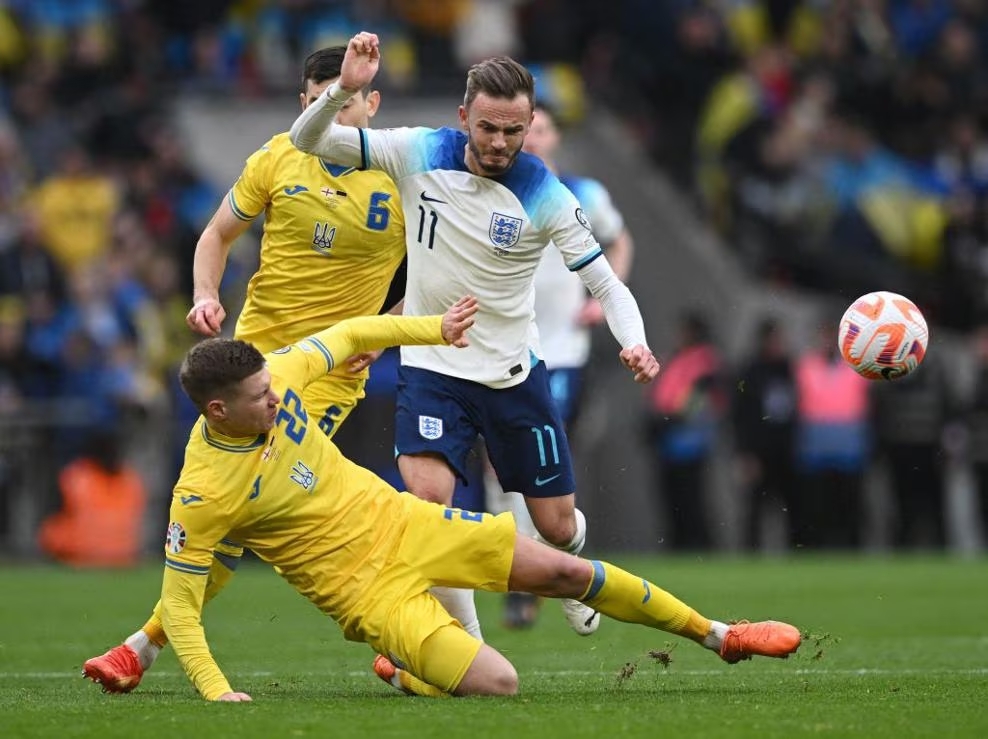 Сборная Украины без шансов проиграла Англии стартовый матч отбора к Евро-2024