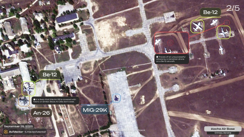 Satellite images reveal major Russian aviation losses from Ukrainian drone attacks