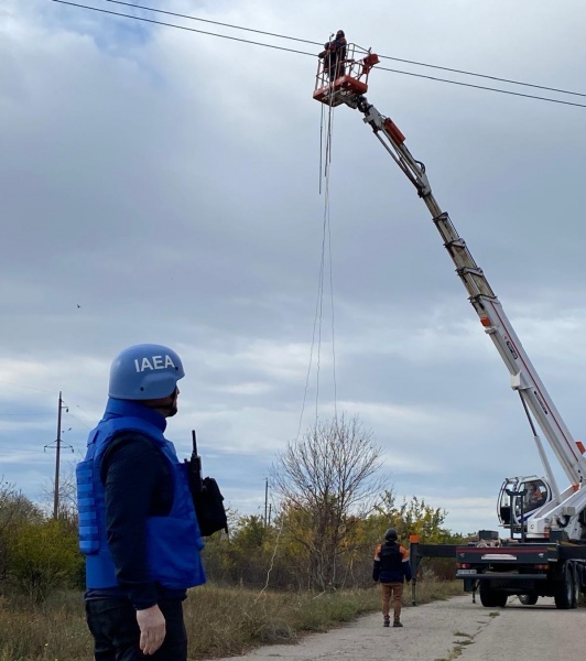 Power supply lines at Zaporizhzhia nuclear plant under repair, says IAEA