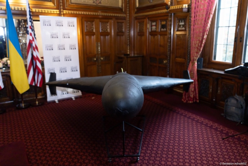 Polish foreign minister brings Shahed drone used to attack Ukraine to UK Parliament