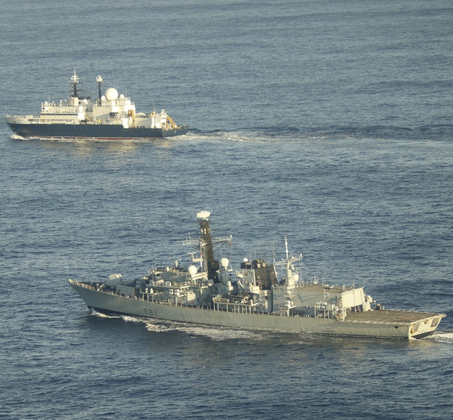 UK spots Russian intelligence ship in English Channel