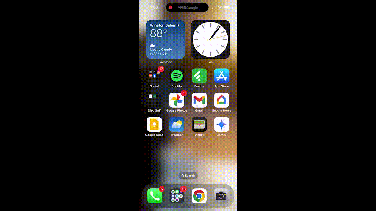 Access Google Gemini quickly from your iPhone home screen