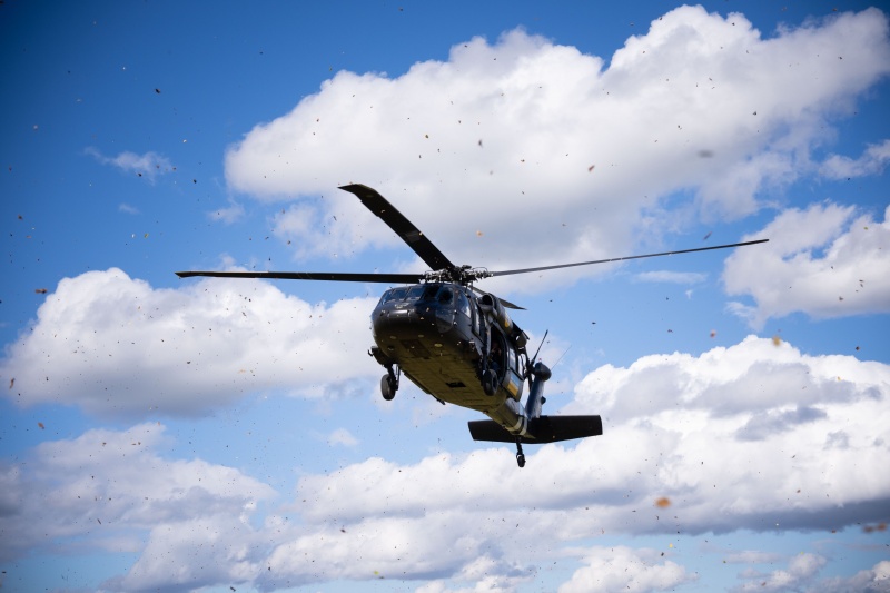 Ukraine receives Black Hawk helicopter from Czech volunteers