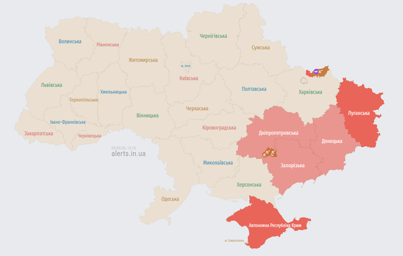 В Украине объявлена масштабная тревога из-за взлета российского МиГ-31К