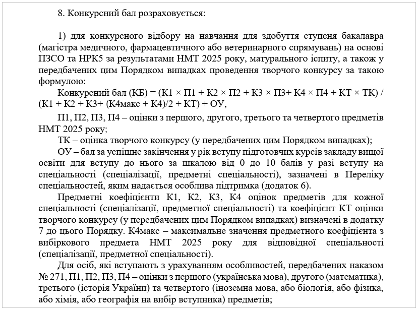 Поступление-2025. В МОН изменили формулу расчета конкурсного балла абитуриентов