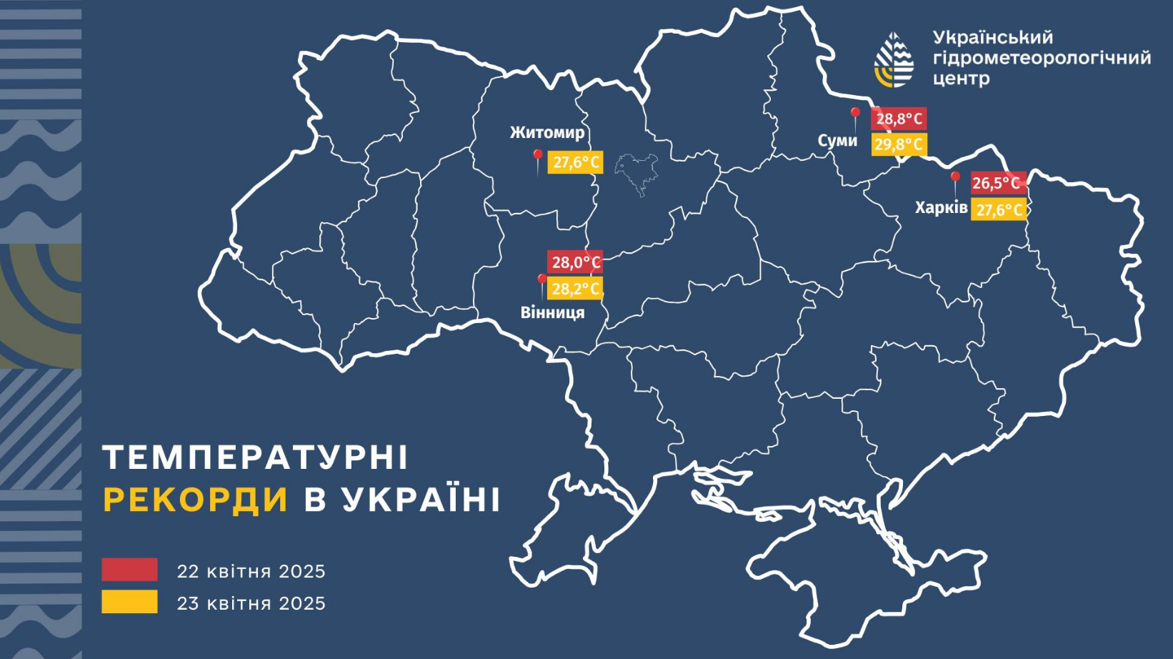 Адский апрель? Где в Украине температура бьет исторические максимумы