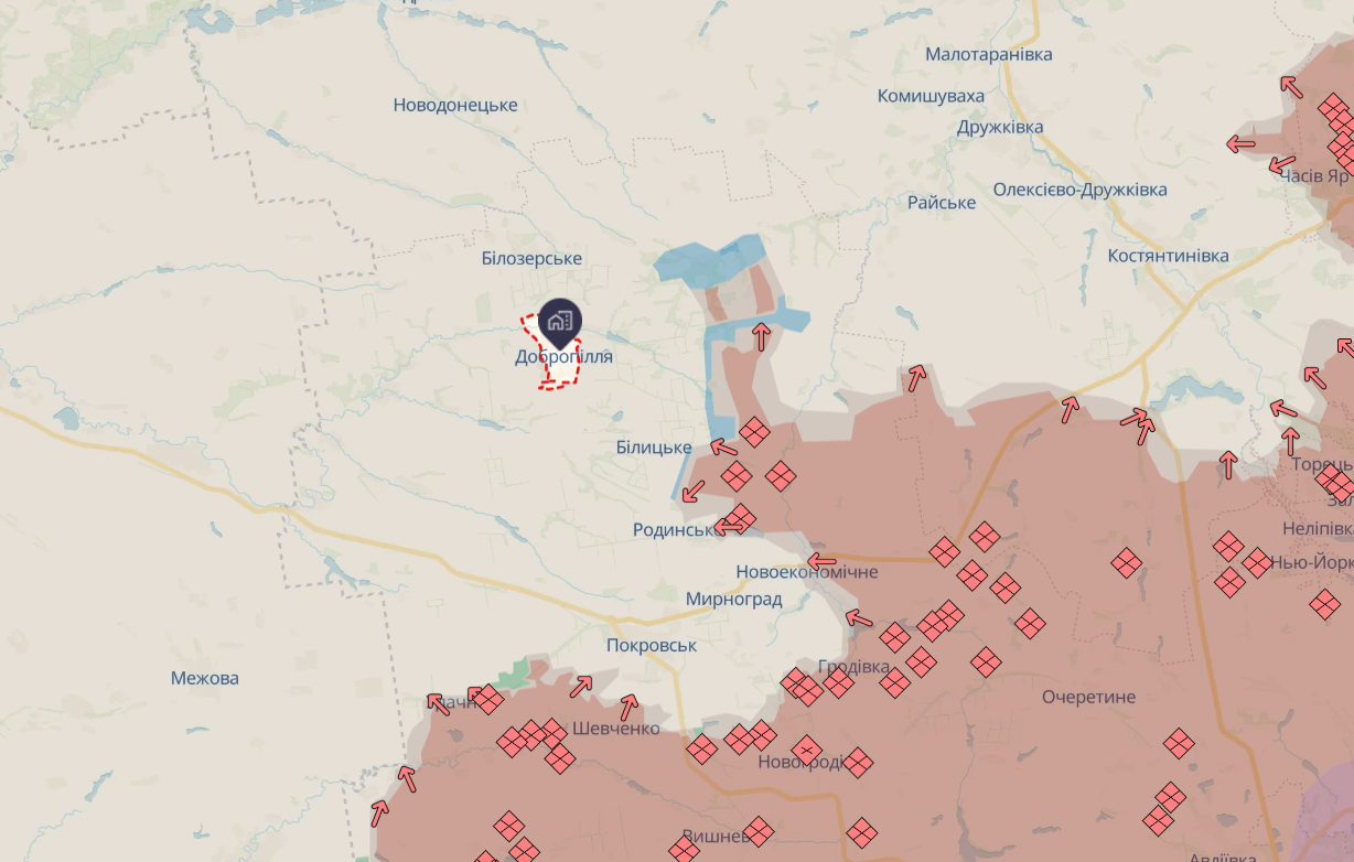 Россияне пытаются развить наступление вокруг Доброполья: подробности от ISW