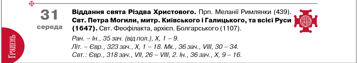 Самые важные дни и церковные праздники в декабре 2025: полный список по новому календарю