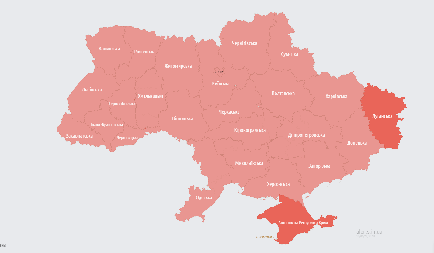 По всей Украине объявили воздушную тревогу: в сети пишут о взлете МиГ-31К