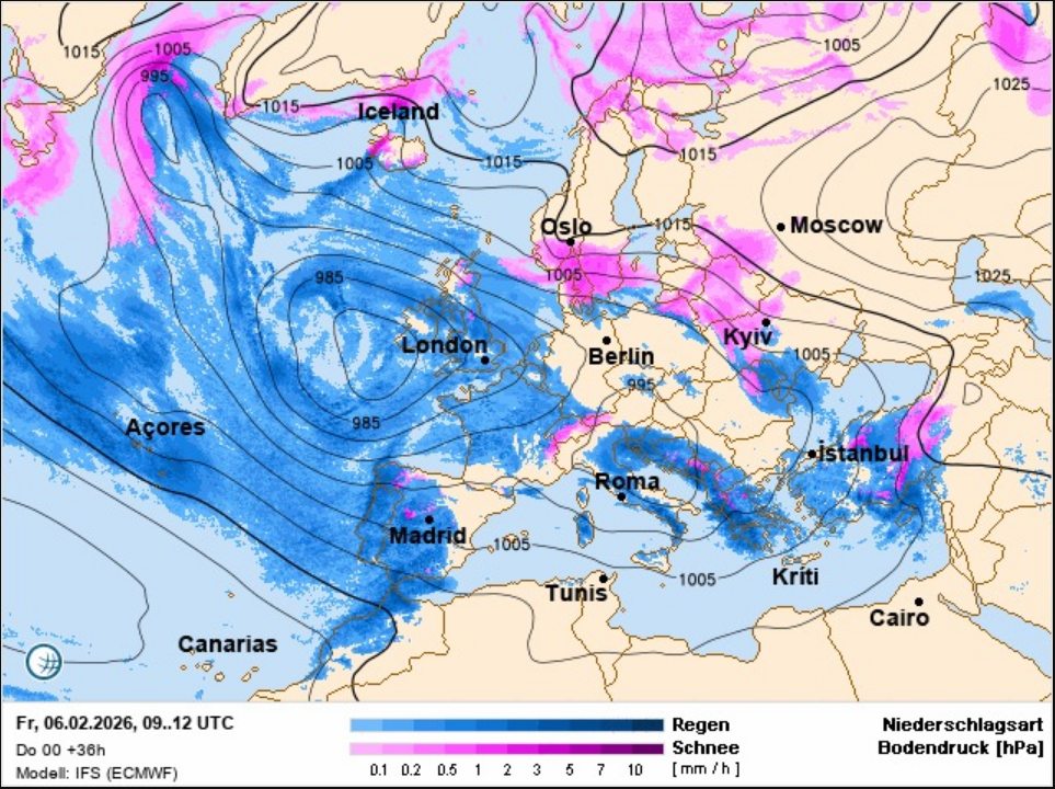 Атлантика сыплет снегом: синоптик рассказала, как изменится погода в Украине завтра