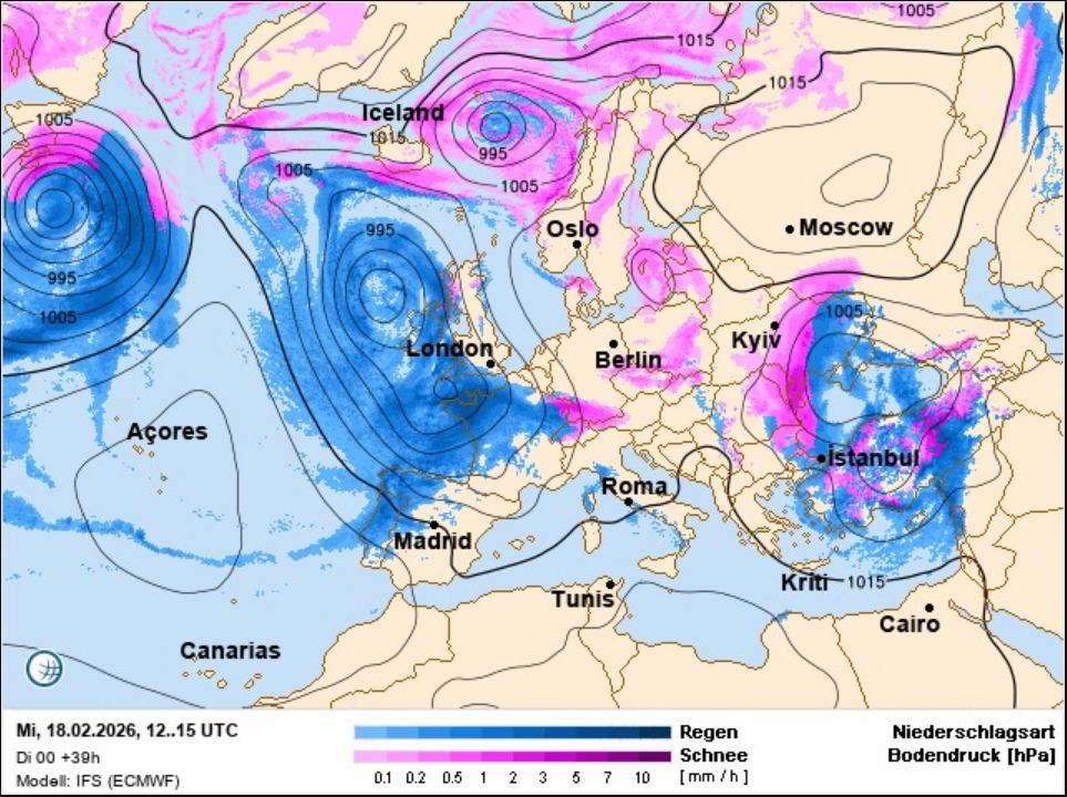 Штормовой ветер и сильные осадки: где в Украине погода завтра резко ухудшится и почему